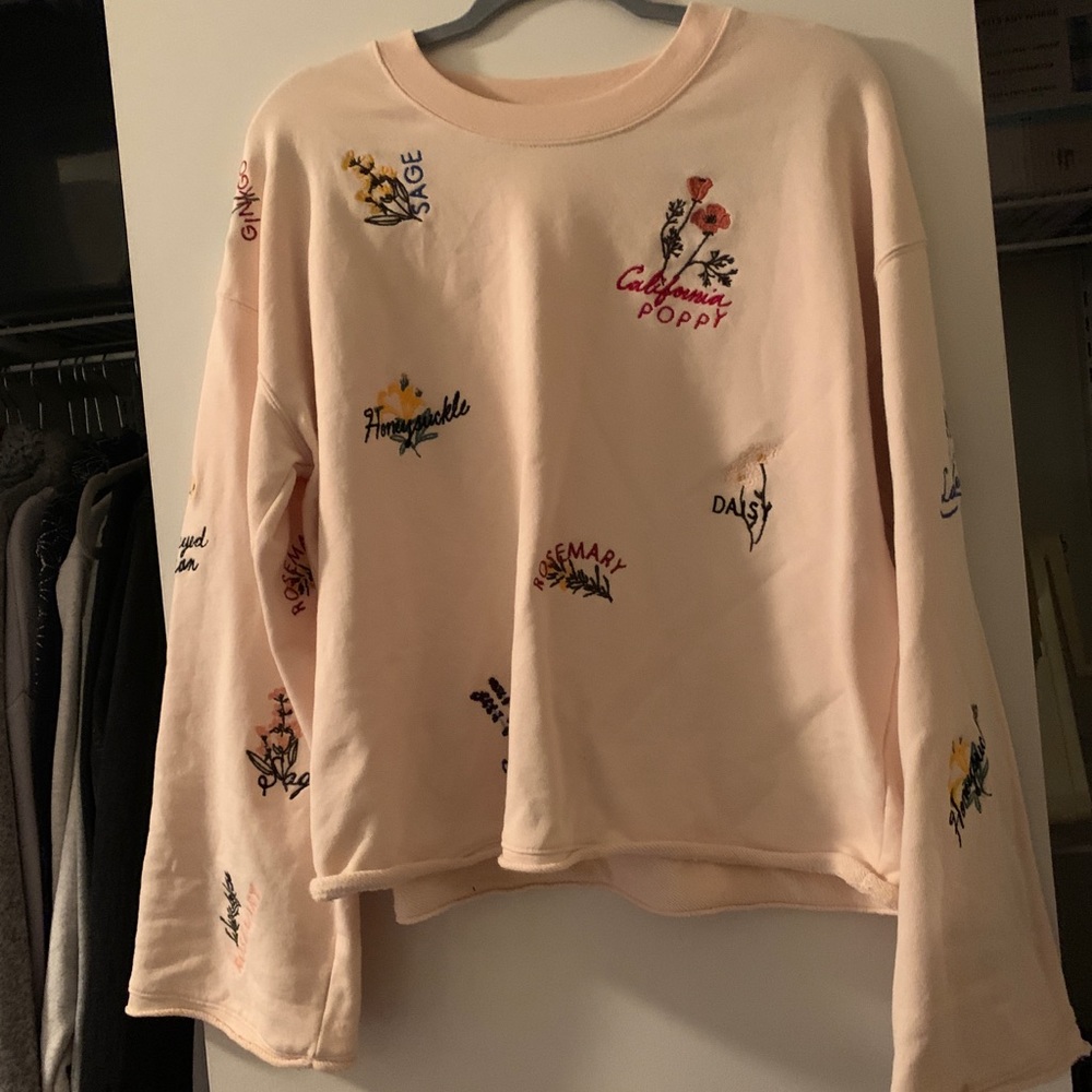 Madewell botanical sweatshirt